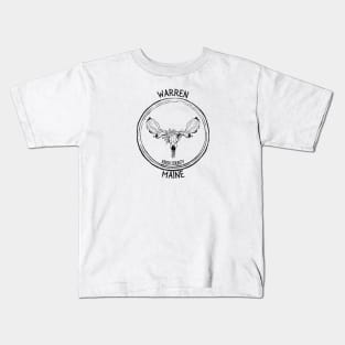 Warren Maine Moose Kids T-Shirt